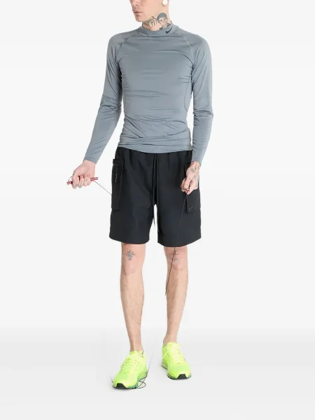 Top sport Nike din fleece plisat fără mâneci alb