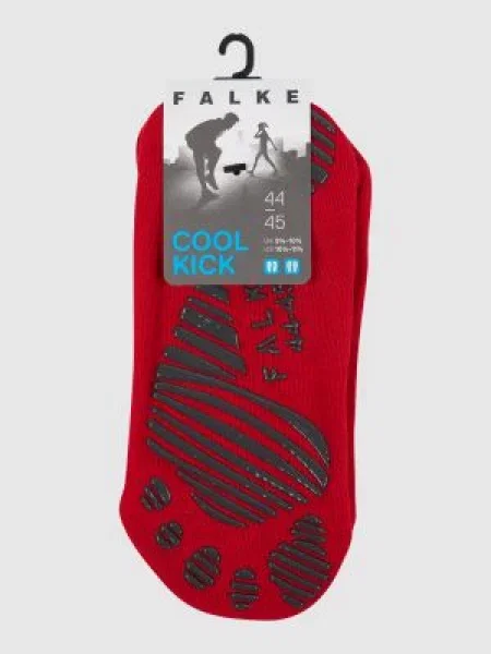 Skarpetki stopki z antypoślizgową podeszwą model ‘Cool Kick’ Falke czerwone