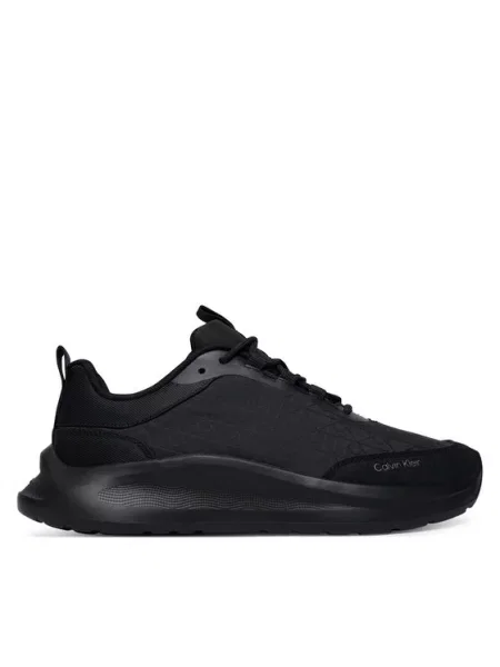 Calvin Klein Сникърси Light Eva Runn Laceup Aop черен