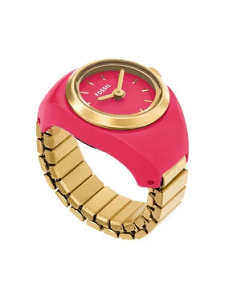 Fossil Karóra Watch Ring rózsaszín