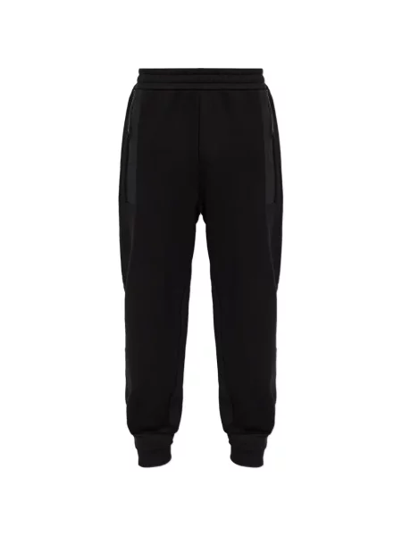 Pantaloni Moncler cu imagine alergare negru