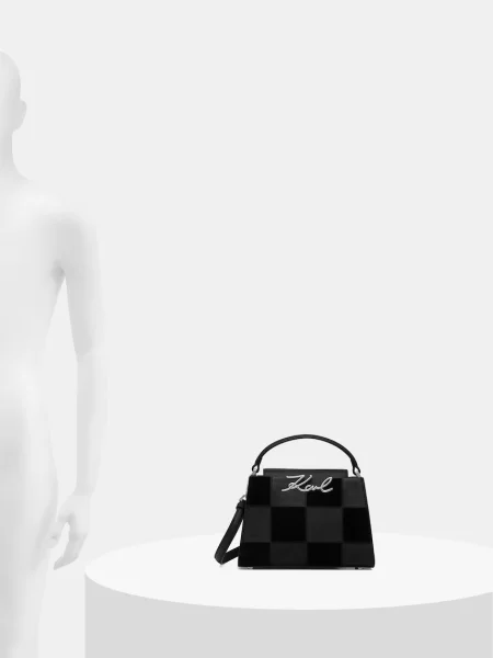 Кожаная сумка через плечо Karl Lagerfeld