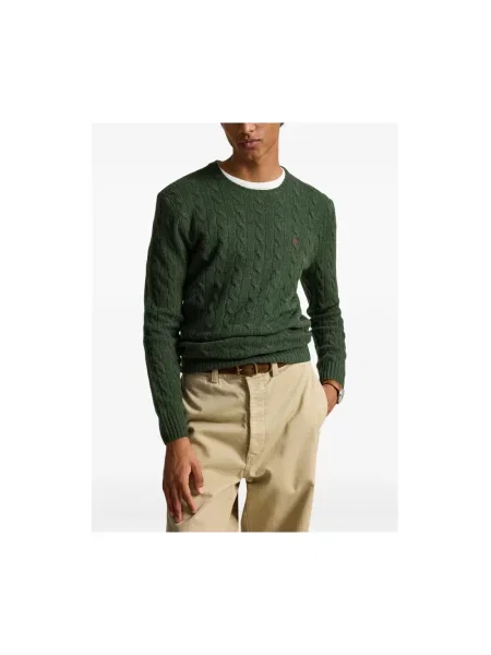 Sweter Ralph Lauren wełniany zielony