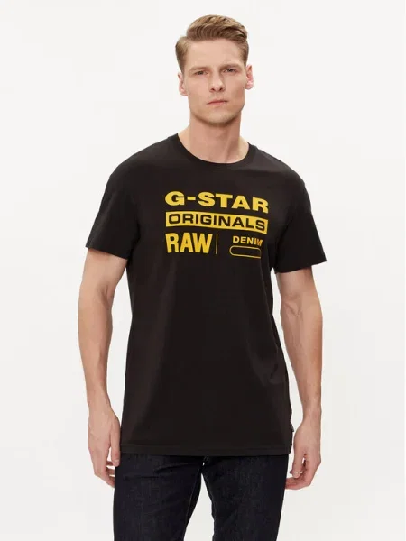 G-Star Pánske tričko Graphic 8 čierna