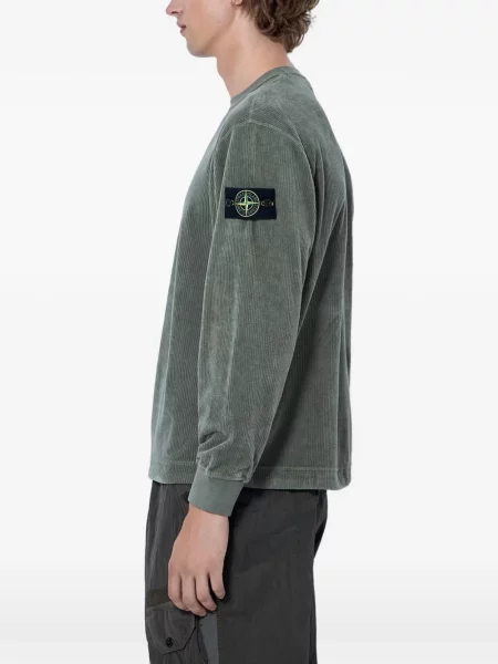 Φούτερ Stone Island κοτλέ πέτρες γκρι