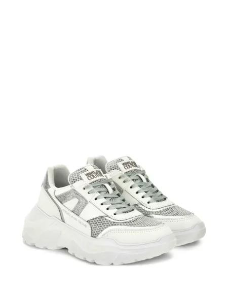 Sneakerși Versace Jeans Couture chunky alb