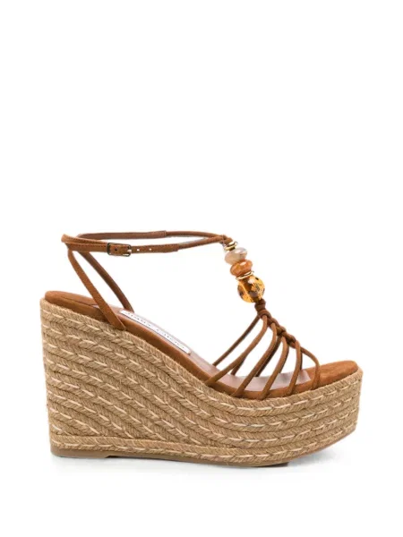 Sandale Jimmy Choo cu pană maro