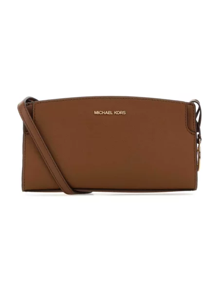 Torebka crossbody Michael Kors skórzana brązowa