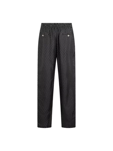 Spodnie Dolce And Gabbana w grochy czarne