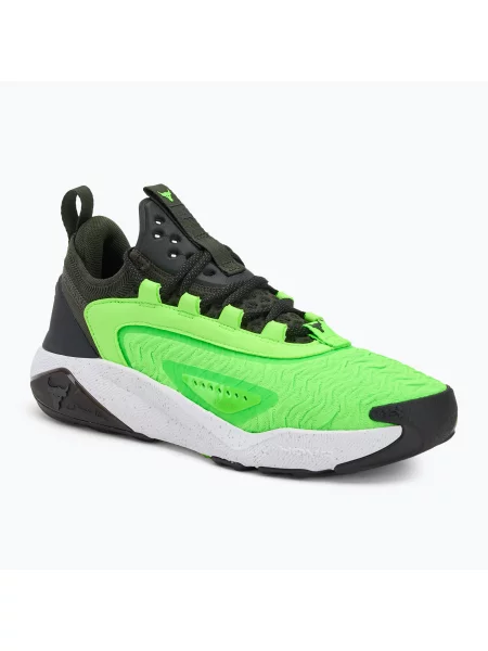 Încălțăminte de antrenament pentru bărbați Under Armour Project Rock 7 baroque green/hyper green/black negru