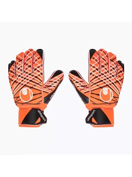 Rękawice bramkarskie uhlsport Soft Resist + Flex Frame fluo orange/white/black białe