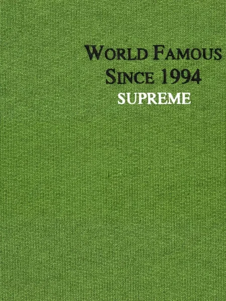 Kapucnis melegítő felső Supreme zöld