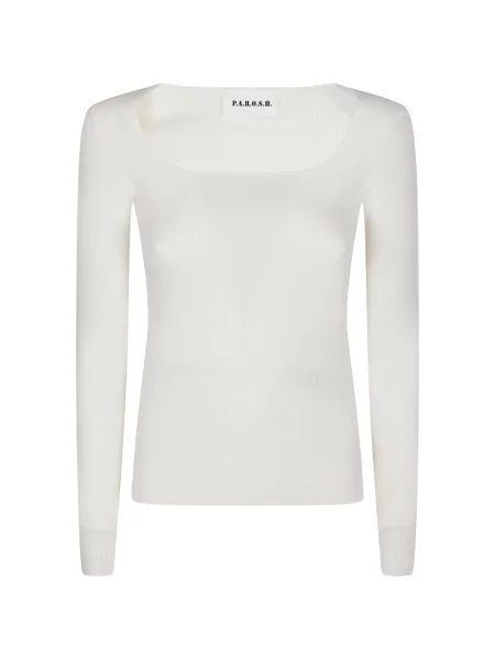 Tricou P.a.r.o.s.h. tricotate alb