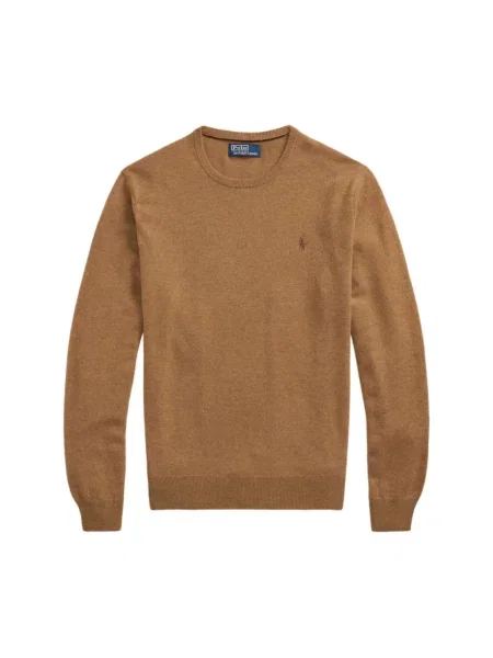 Sweter Polo Ralph Lauren wełniany brązowy