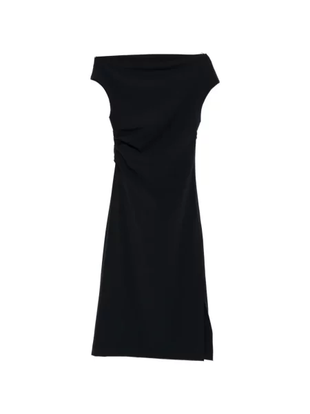 Rochie midi P.a.r.o.s.h. până la genunchi de costum negru
