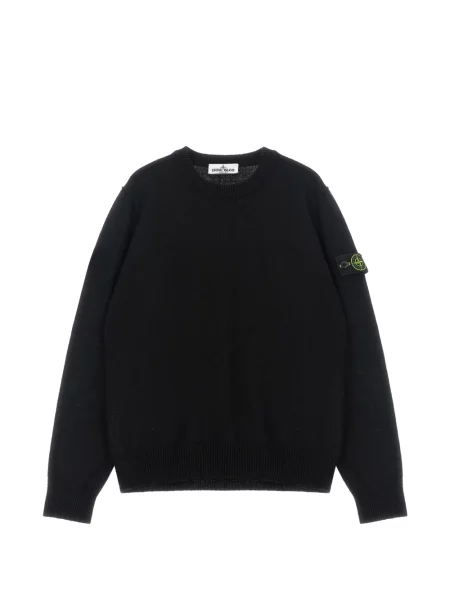 Sweter dziecięcy Stone Island czarny