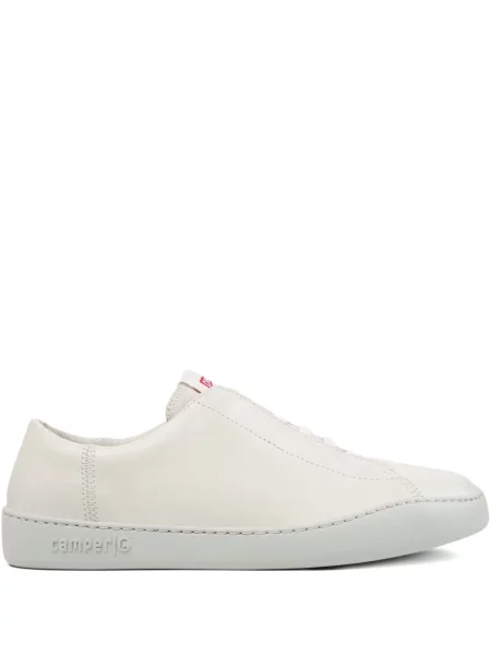 Sneakerși Camper cu șireturi din dantelă alb