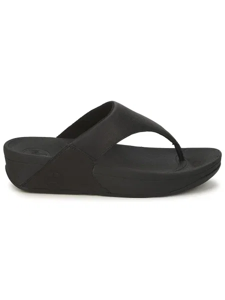 Bőr papucs Fitflop fekete