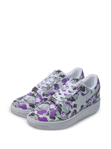 Terepmintás sneaker A Bathing Ape® nyomtatás lila