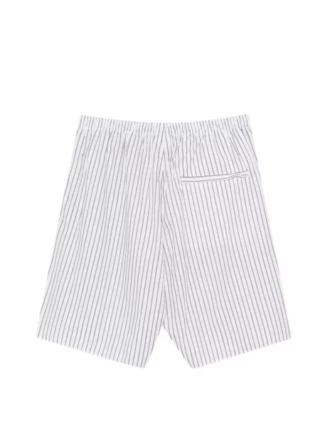 Pantaloni scurți Cellar Door cu dungi alb