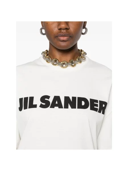 Koszulka Jil Sander elegancka biała