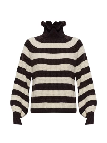 Pulover Max Mara cu volane maro