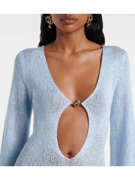 Rochie Bananhot tricotate albastru