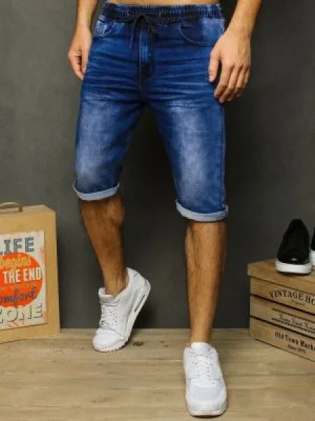 Pantaloni scurți din denim Dstreet albastru