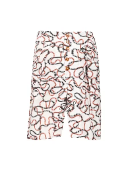 Bermudy Vivienne Westwood białe