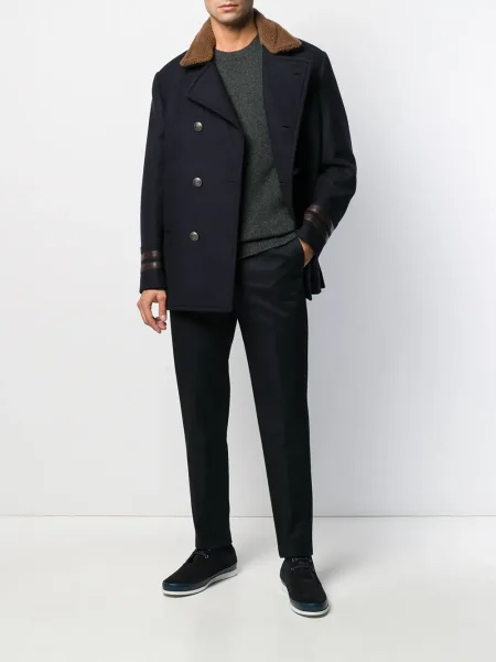Pantaloni chino Incotex albastru