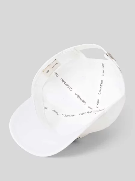 Czapka z daszkiem Calvin Klein biała