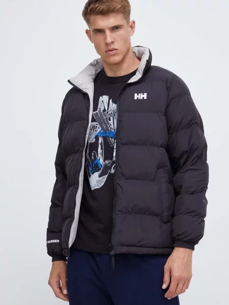 Μπουφάν δυο όψεων Helly Hansen YU 23 REVERSIBLE PUFFER ανδρικό μαύρο
