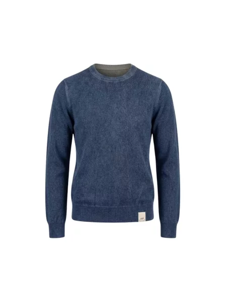 Sweter Bob wełniany niebieski