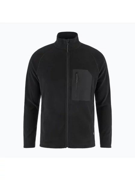 Hanorac din fleece Fjallraven din fleece negru