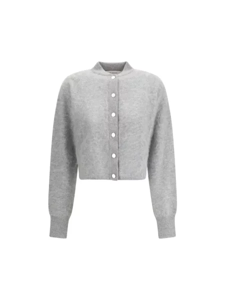 Max Mara Swetry Kobieta M Kaszmir Ercole Cashmere Cardigan szary