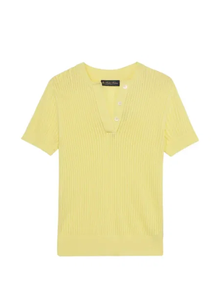 Top Brooks Brothers tricotate galben