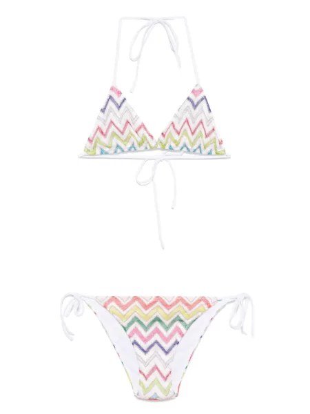 Bikini Missoni cu imagine alb