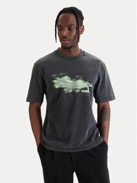 HUGO T-Shirt Nextralio czarny