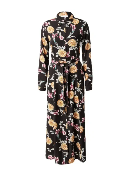 ABOUT YOU Rochie tip bluză Aurelia galben / mov zmeură / negru alb