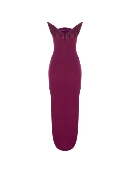 Rochie maxi V:pm Atelier cu volane violet