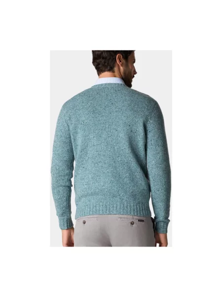 Sweter Brooks Brothers wełniany niebieski