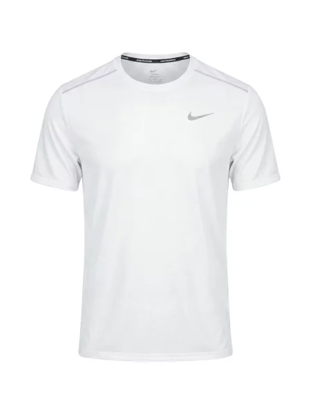 NIKE Tricou funcțional MILER gri alb