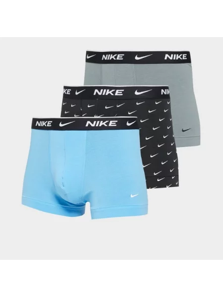 Strečové boxerky Nike s potiskem šedé
