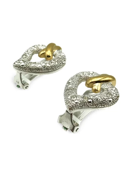 Обеци Jennifer Gibson Jewellery със сърца