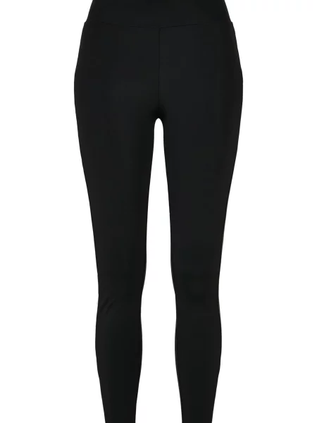 Legginsy Urban Classics z wysoką talią w paski czarne