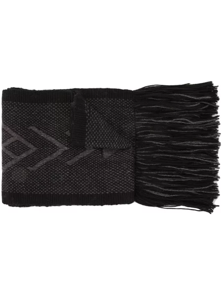 Szal Voz z frędzli czarna