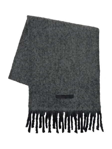 Pull&Bear Šál tmavosivá čierna