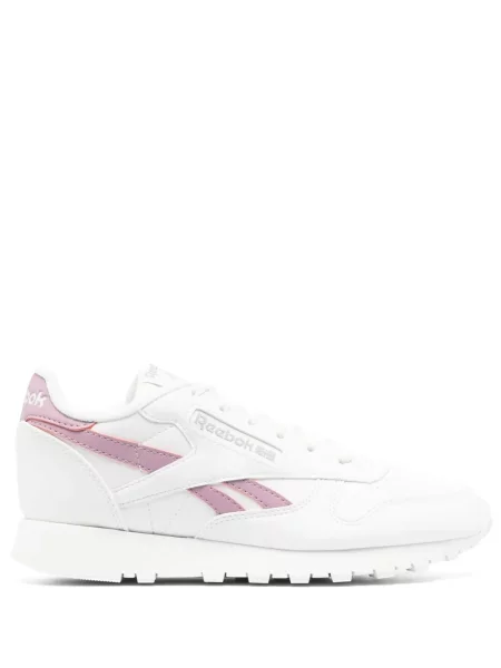 Top Reebok cu șireturi din dantelă alb