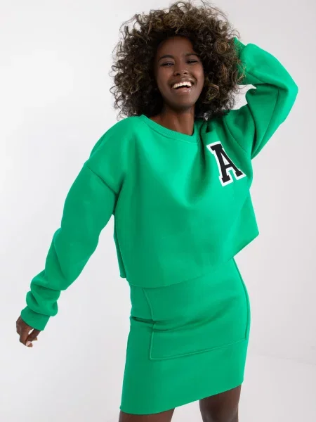Tricou Fashionhunters verde