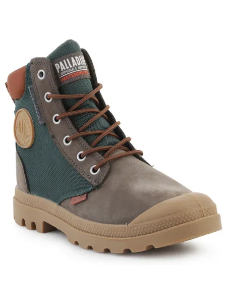 Palladium Outdoorová obuv Pampa Sc Wpn U-S Hnedá zelená